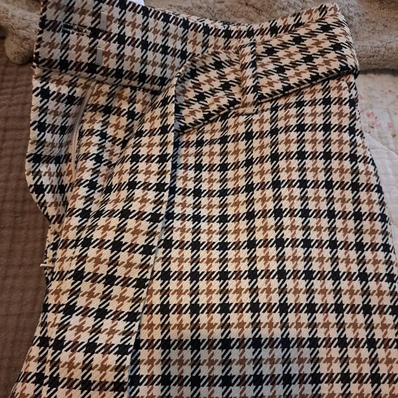 H&M Patterned Wide Leg Pants Size 10 - Picture 6 of 8